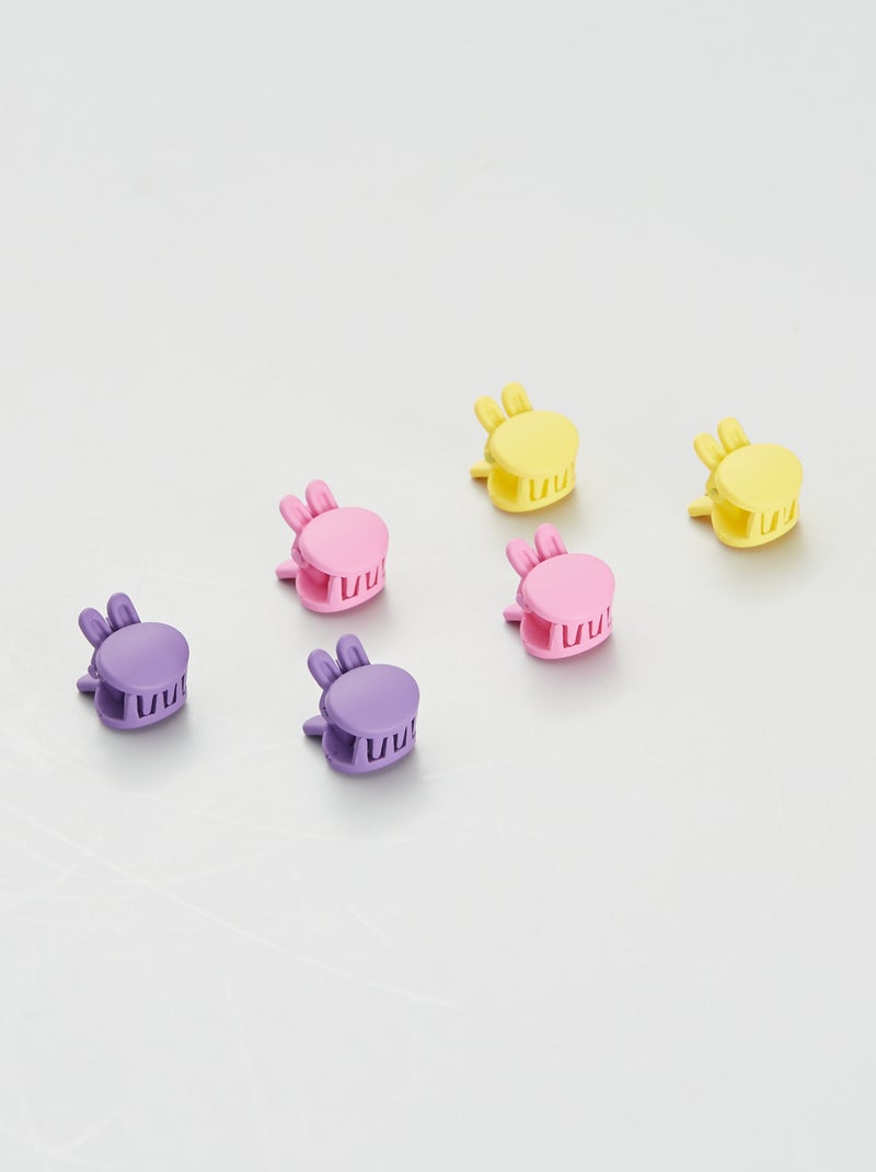 Pack de 6 pinzas de púas AZUL - Kiabi