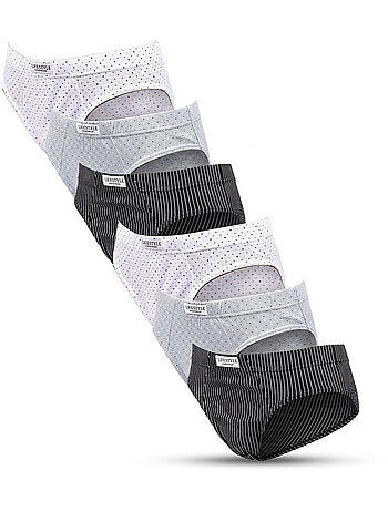 Pack de 6 Slips Hombre 100% Algodón OZABI