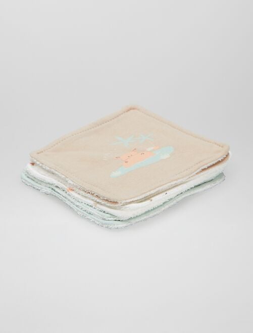 Pack de 6 toallitas de algodón - Kiabi