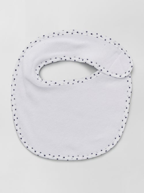 Pack de 7 baberos de rizo con velcro - Kiabi