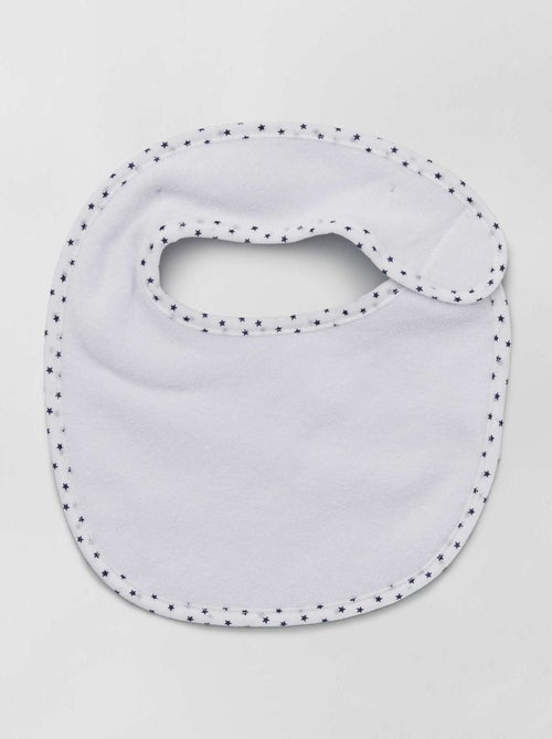 Pack de 7 baberos de rizo con velcro - Kiabi