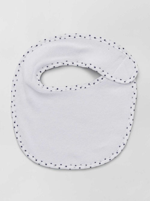 Pack de 7 baberos de rizo con velcro - Kiabi