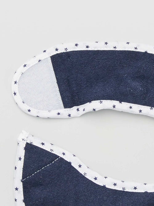 Pack de 7 baberos de rizo con velcro - Kiabi