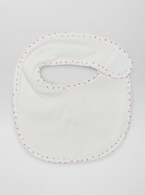 Pack de 7 baberos de rizo con velcro - Kiabi