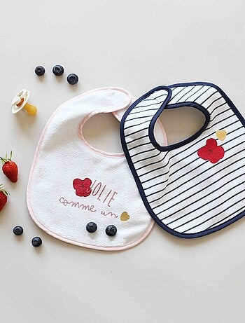 Pack de 7 baberos para bebé