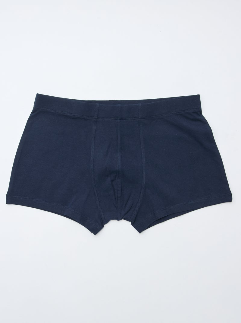 Pack de 7 boxers elásticos Azul - Kiabi