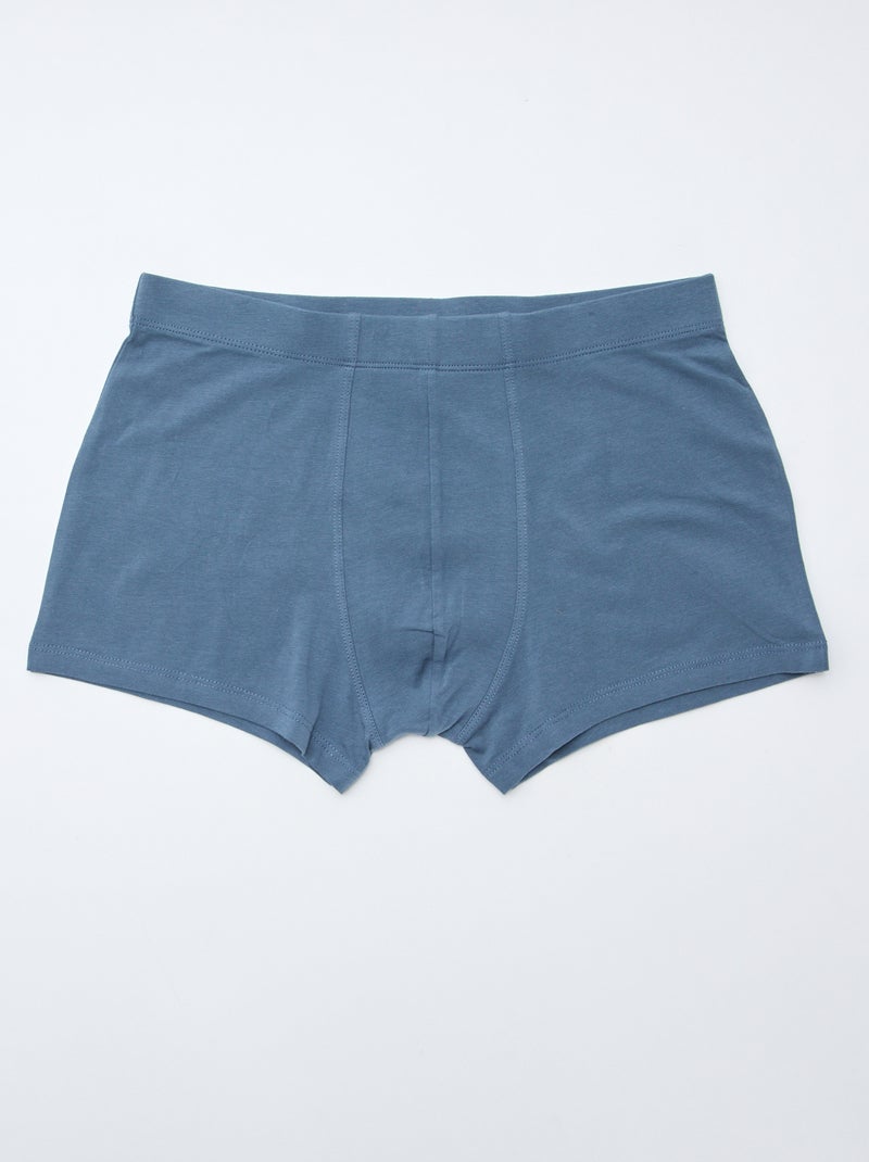 Pack de 7 boxers elásticos Azul - Kiabi