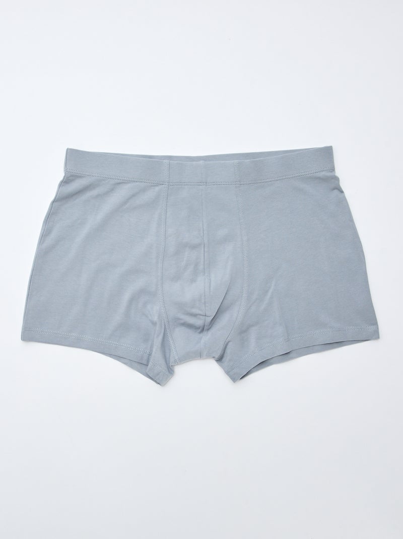 Pack de 7 boxers elásticos Azul - Kiabi