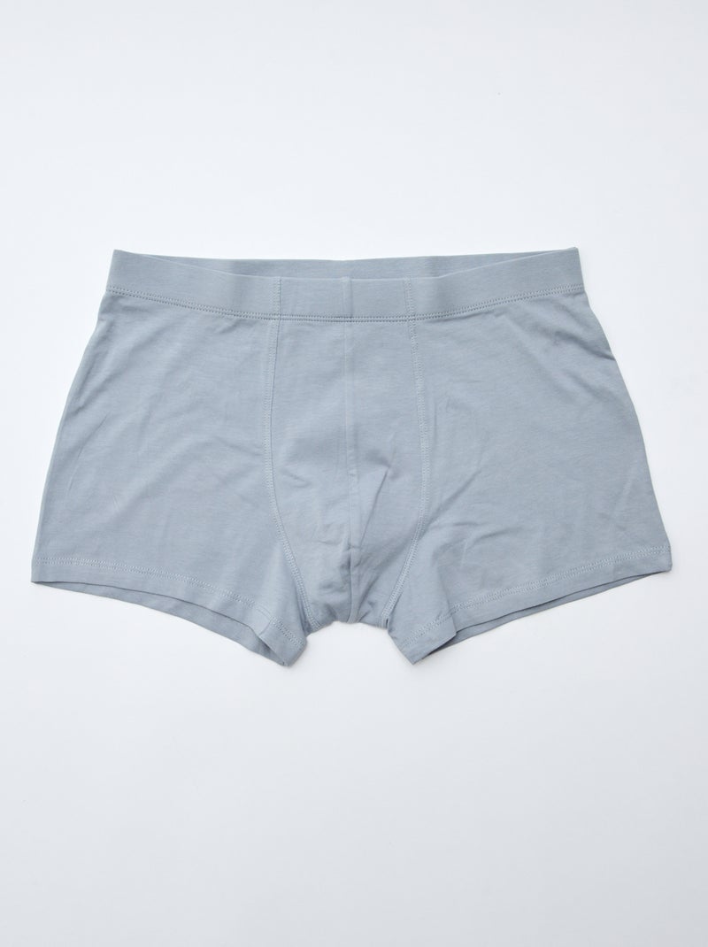 Pack de 7 boxers elásticos Azul - Kiabi