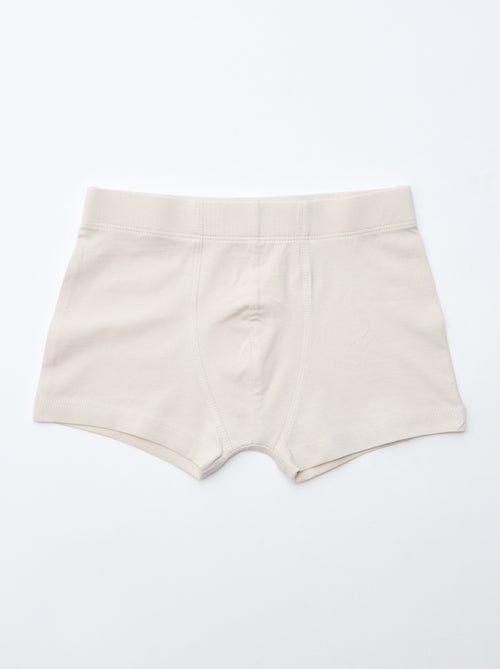 Pack de 7 bóxers lisos para hombre - Kiabi