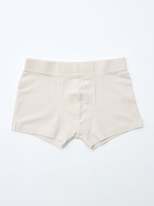 Pack de 7 bóxers lisos para hombre - Kiabi
