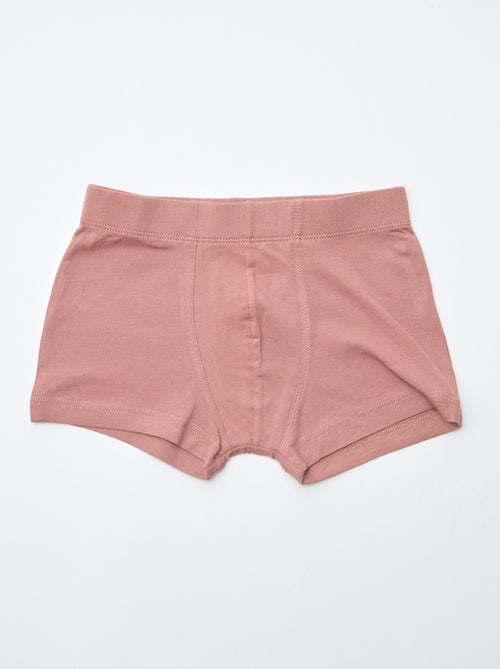 Pack de 7 bóxers lisos para hombre - Kiabi