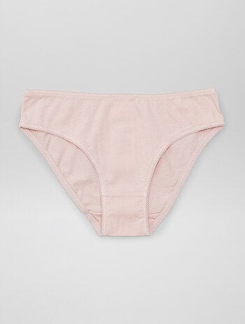 Pack de 7 bragas lisas