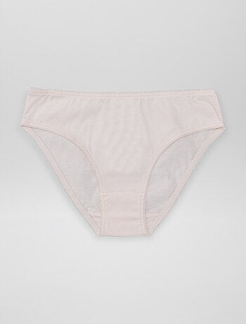 Pack de 7 bragas lisas