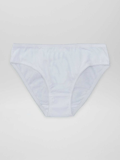 Pack de 7 bragas lisas - Kiabi