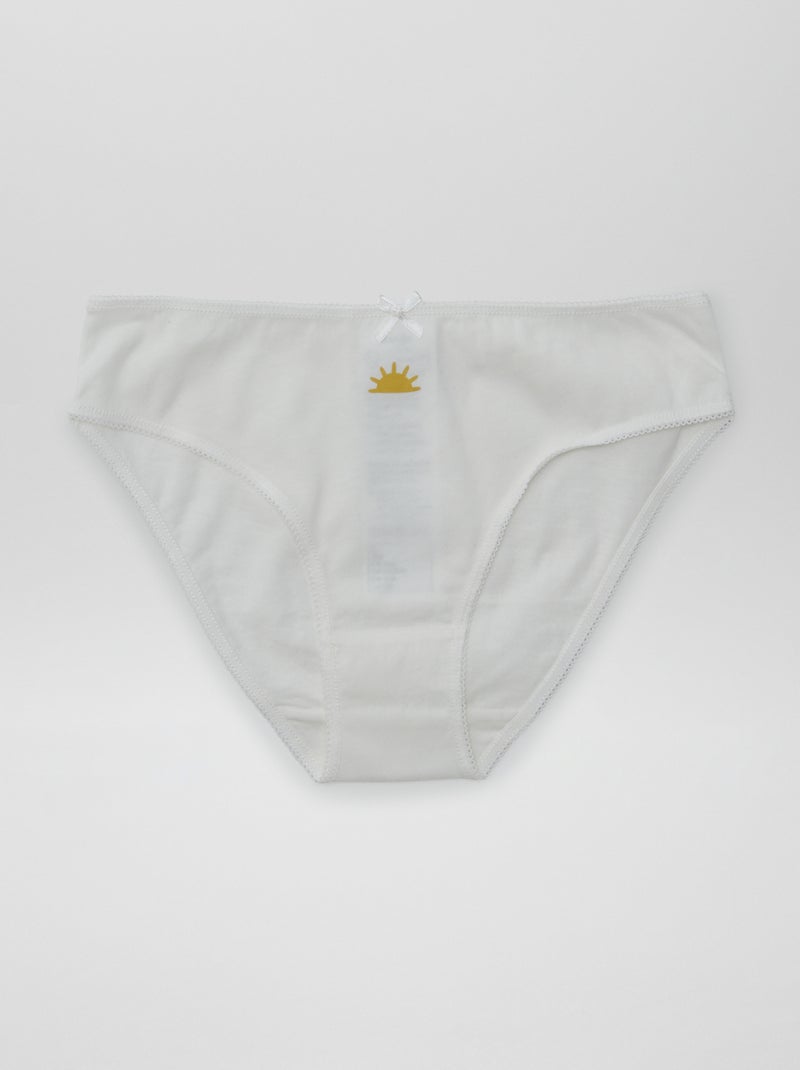 Pack de 7 braguitas AMARILLO - Kiabi