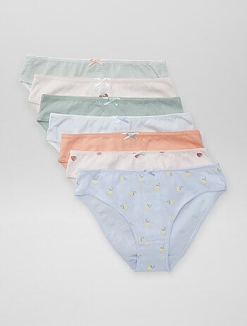 Pack de 7 braguitas