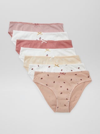 Pack de 7 braguitas
