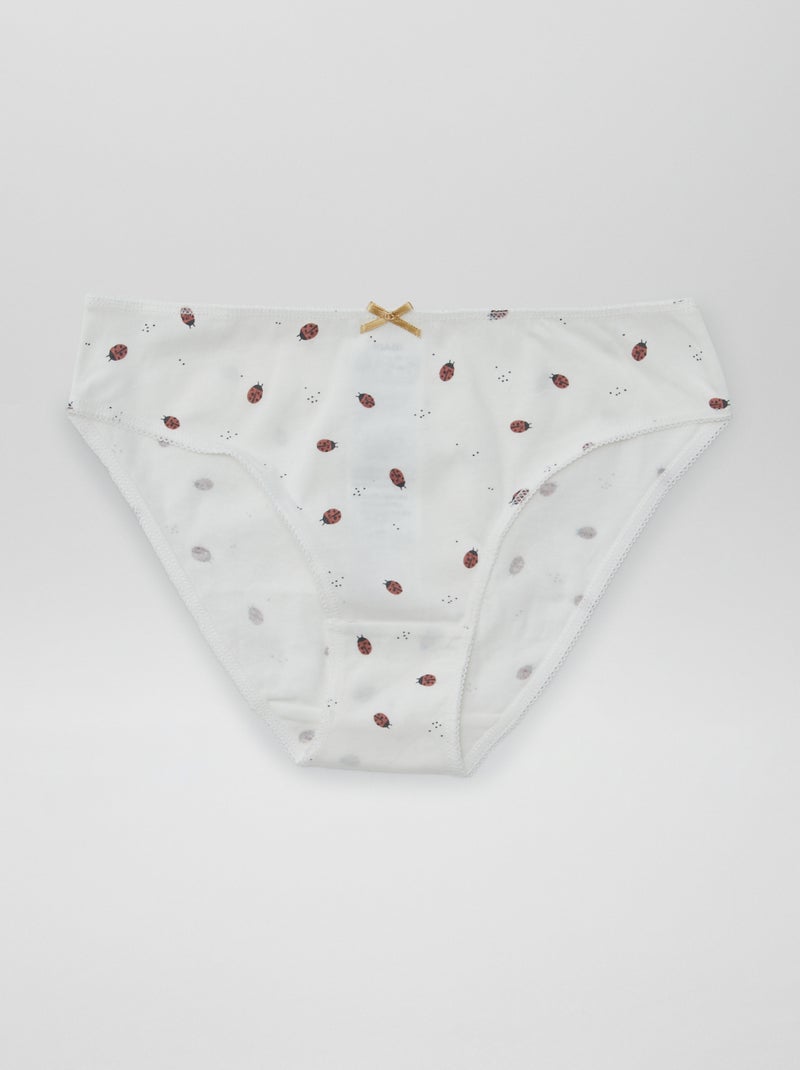 Pack de 7 braguitas BEIGE - Kiabi