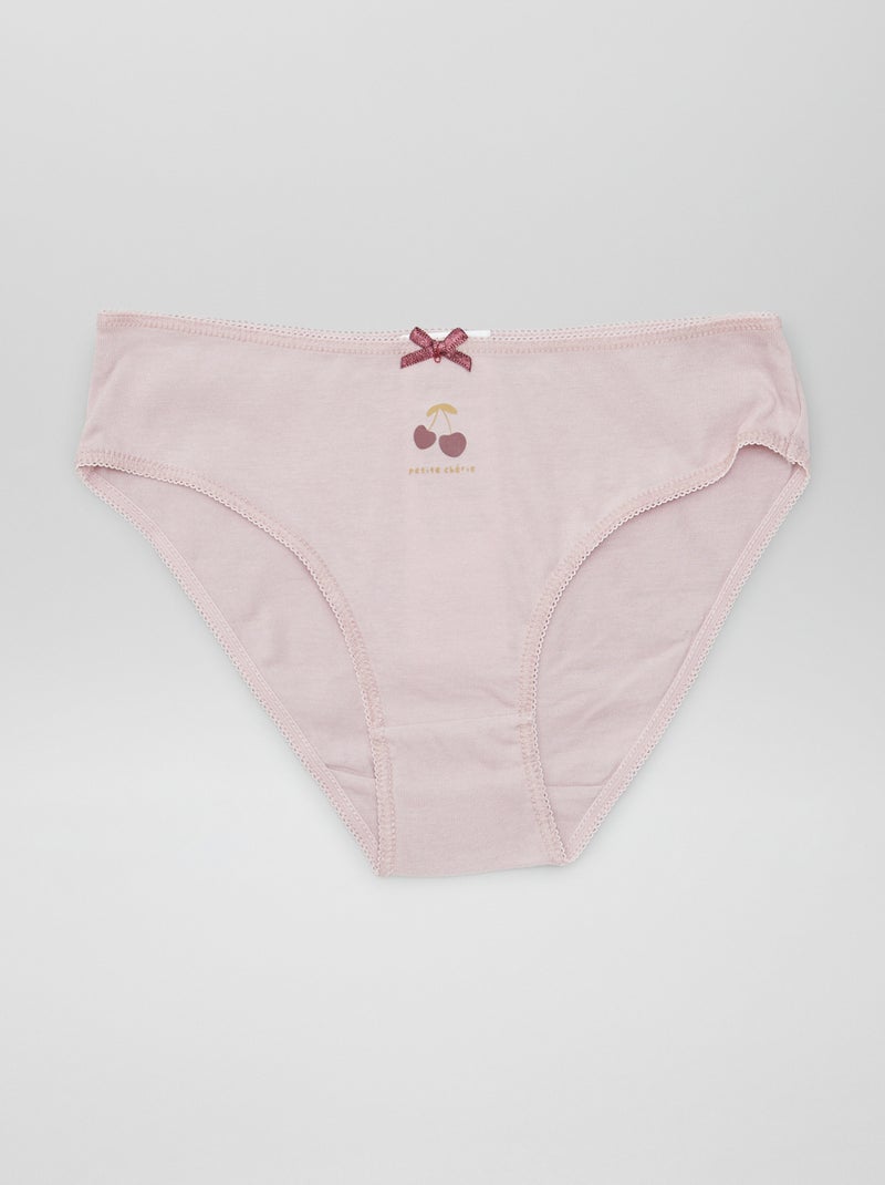 Pack de 7 braguitas BLANCO - Kiabi