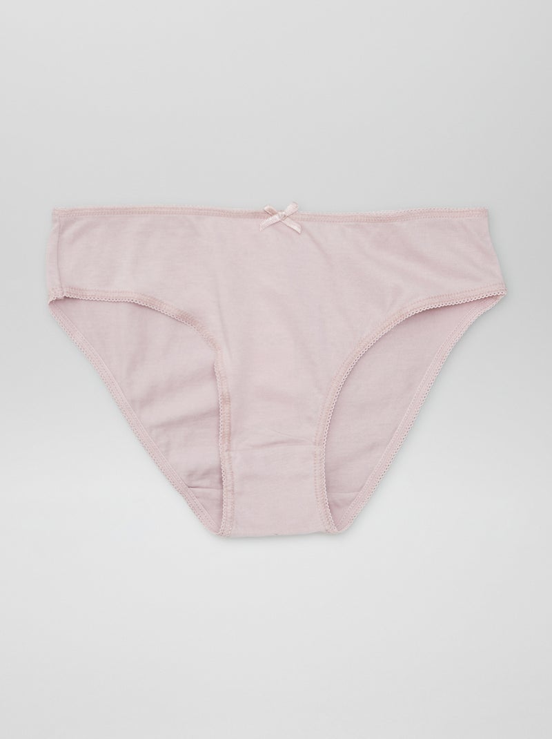 Pack de 7 braguitas BLANCO - Kiabi