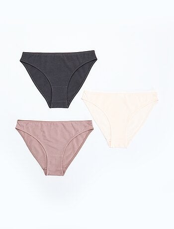 Pack de 7 braguitas de algodón