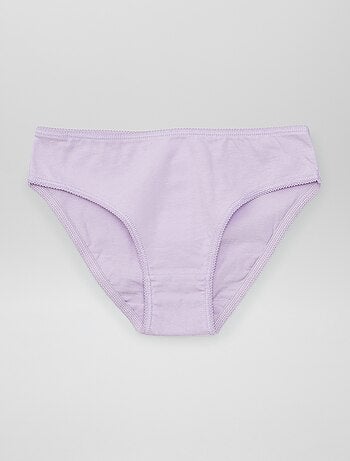 Pack de 7 braguitas lisas