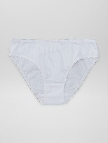 Pack de 7 braguitas lisas