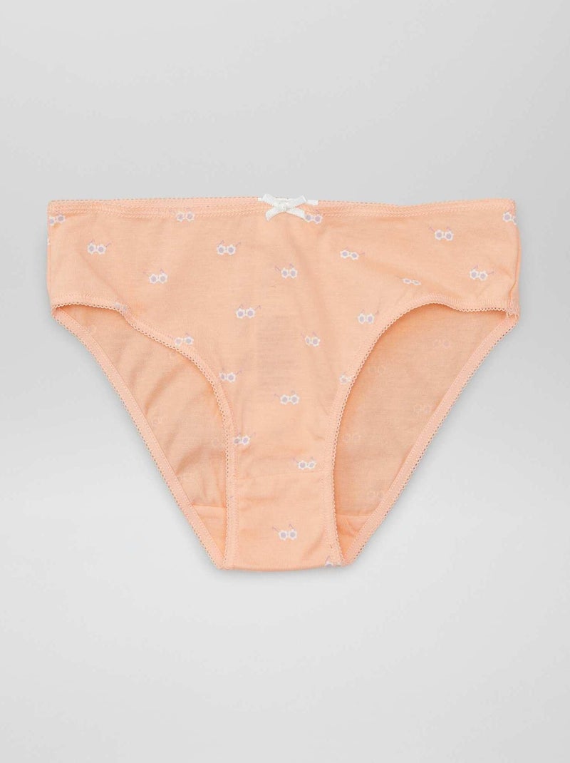 Pack de 7 braguitas NARANJA - Kiabi