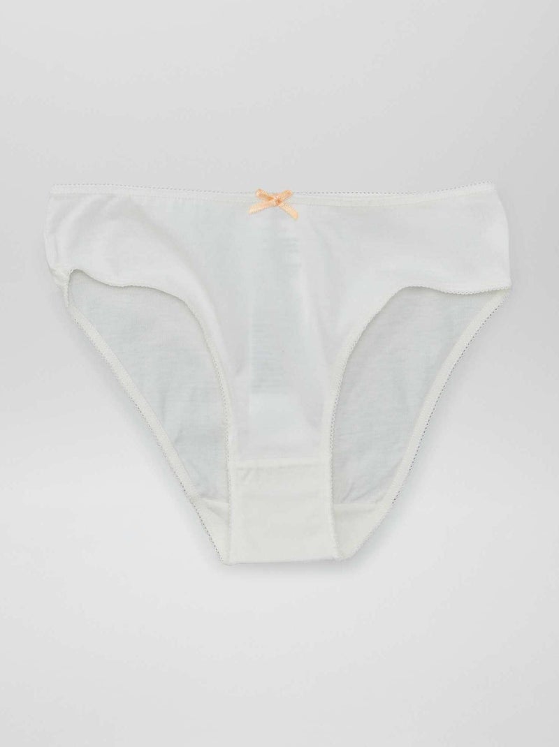 Pack de 7 braguitas NARANJA - Kiabi