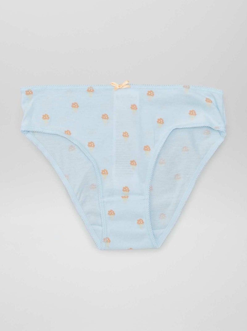 Pack de 7 braguitas NARANJA - Kiabi