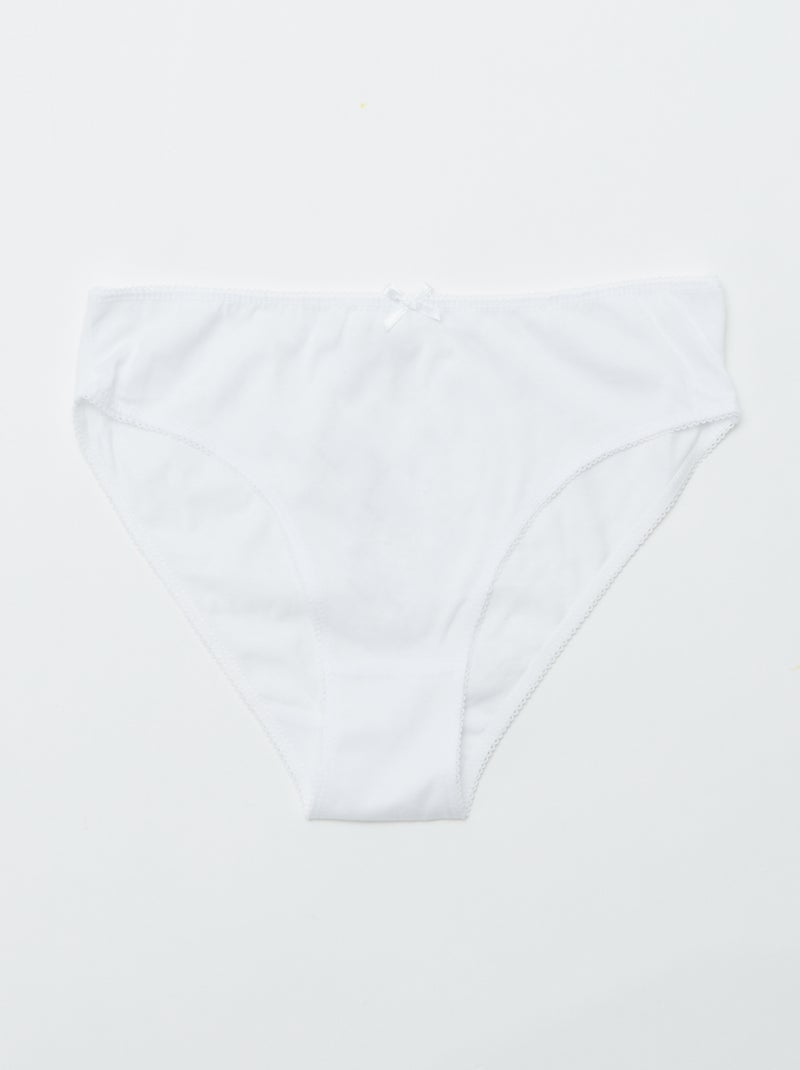 Pack de 7 braguitas ROJO - Kiabi