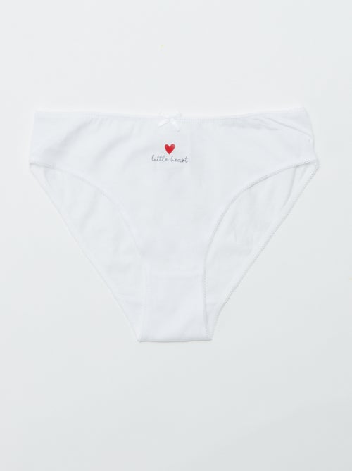 Pack de 7 braguitas - Kiabi