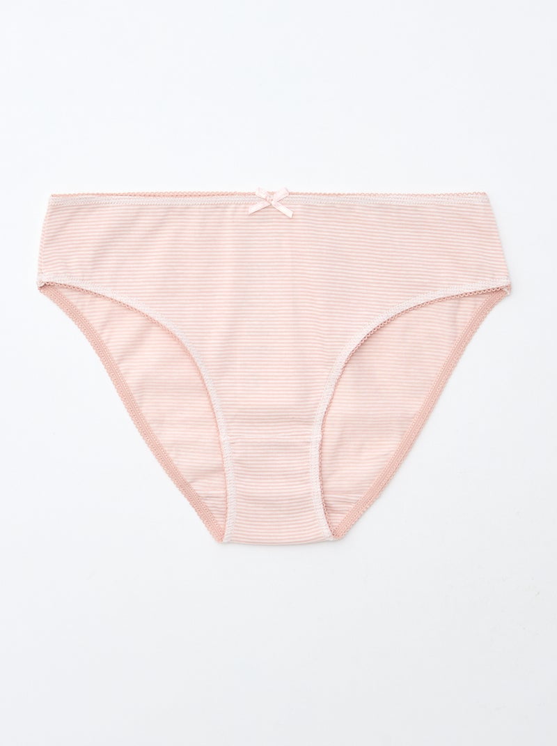 Pack de 7 braguitas Rosa - Kiabi