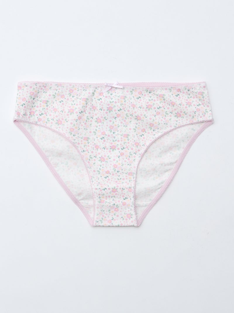 Pack de 7 braguitas Rosa - Kiabi