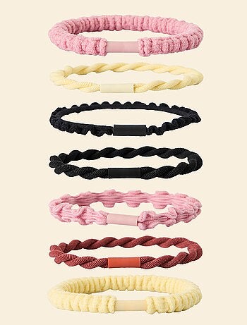 Pack de 7 gomas para el pelo (ekstract)