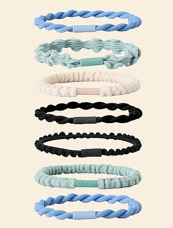 Pack de 7 gomas para el pelo (ekstract)