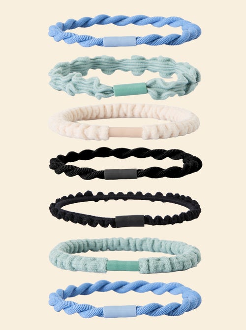 Pack de 7 gomas para el pelo (ekstract) - Kiabi