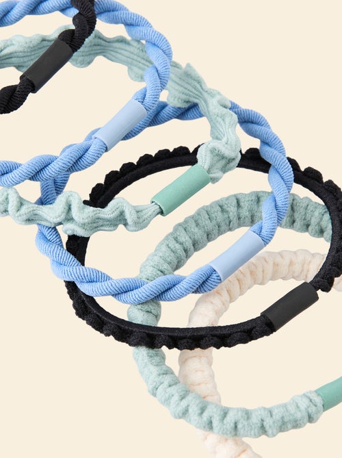 Pack de 7 gomas para el pelo (ekstract) - Kiabi