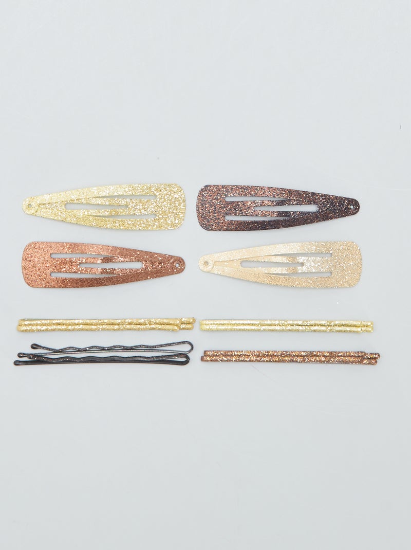 Pack de 7 horquillas BEIGE - Kiabi