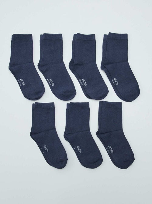 Pack de 7 pares de calcetines - Kiabi