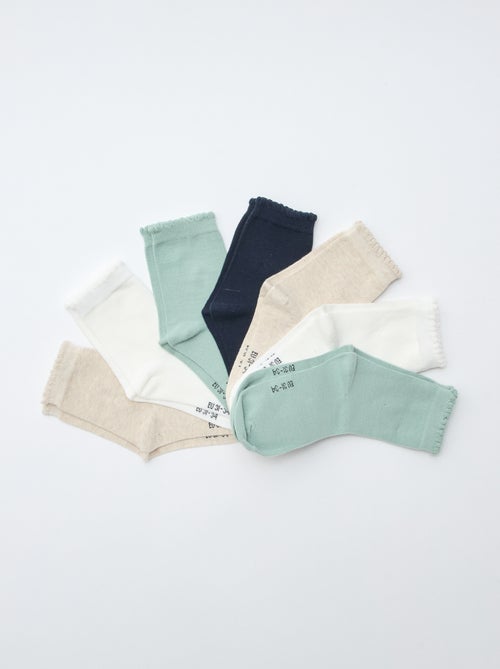 Pack de 7 pares de calcetines - Kiabi