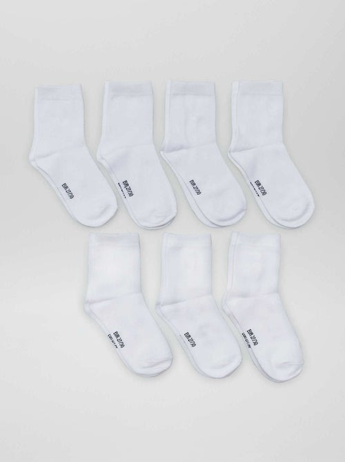 Pack de 7 pares de calcetines - Kiabi