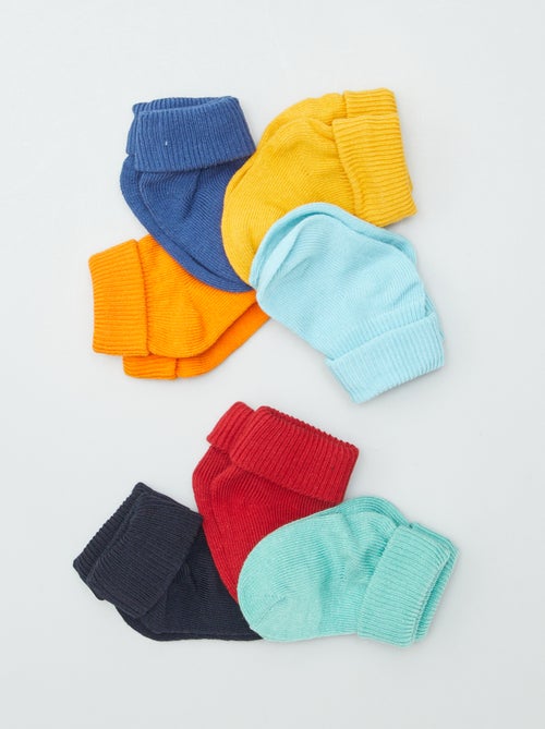 Pack de 7 pares de calcetines de canalé - Kiabi