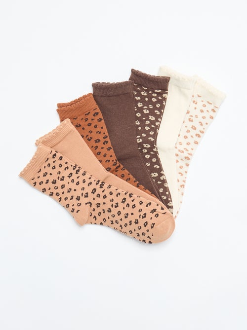Pack de 7 pares de calcetines de media caña - Kiabi