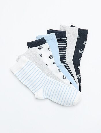 Pack de 7 pares de calcetines estampados