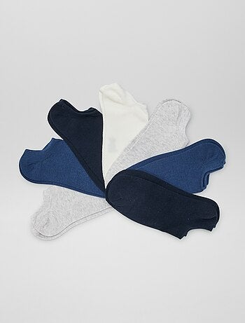 Pack de 7 pares de calcetines invisibles
