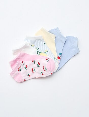 Pack de 7 pares de calcetines invisibles