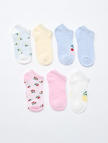 Pack de 7 pares de calcetines invisibles