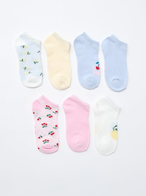 Pack de 7 pares de calcetines invisibles - Kiabi